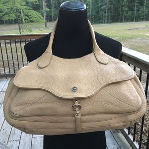 Lds Cole Haan Beige Bag, Large